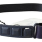 Black Leather Normal Logo Buckle Waist Belt