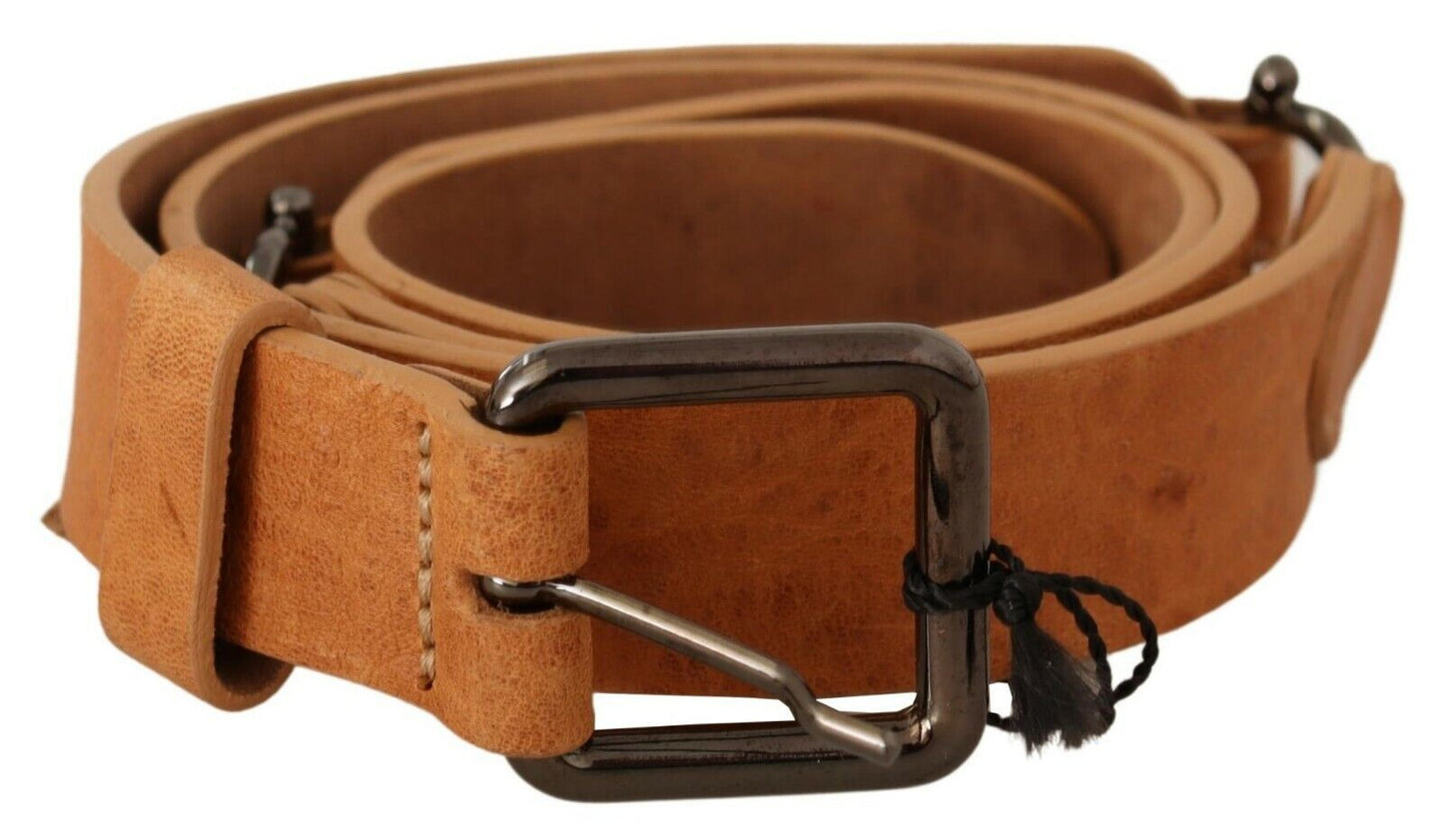 Light Brown Buckle Waist Belt