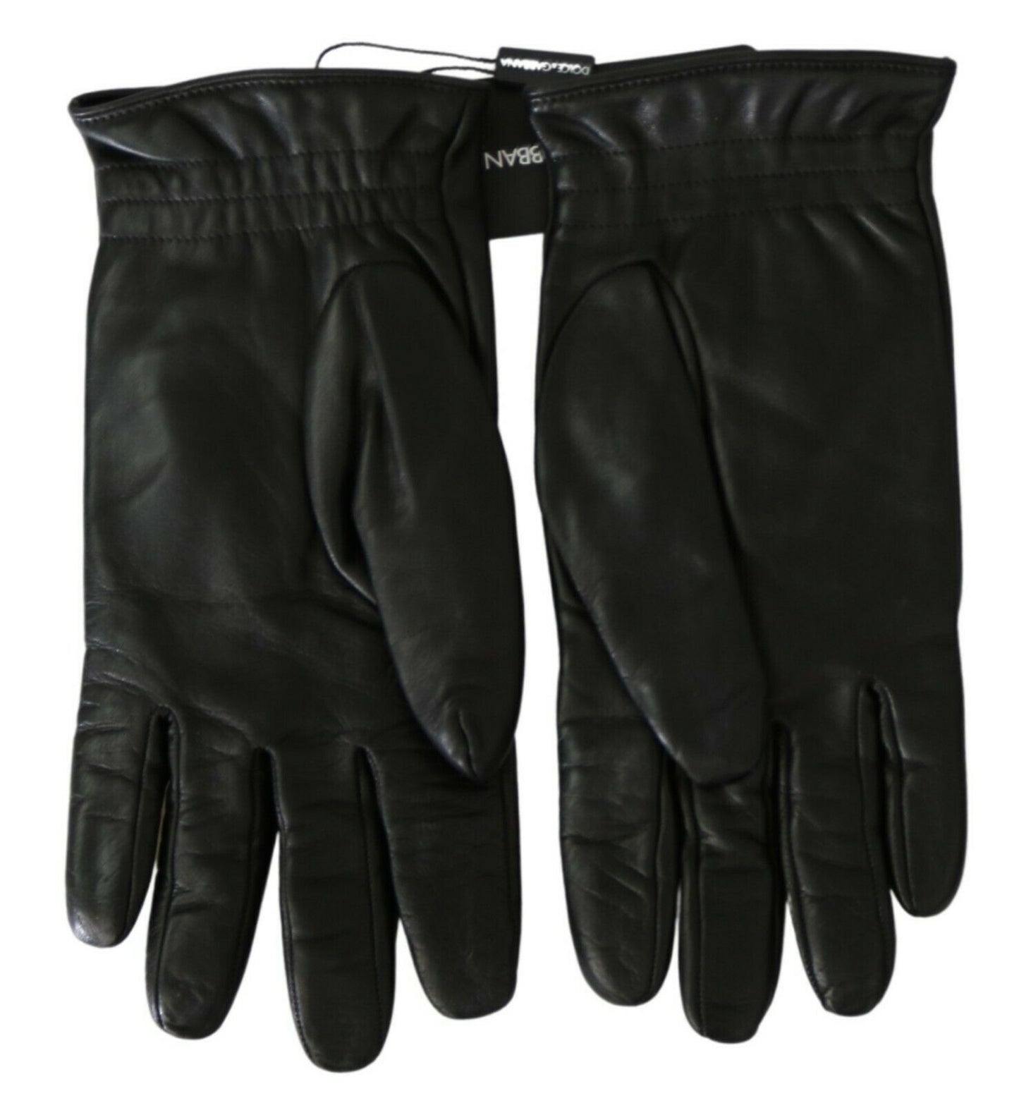 Elegant Embroidered Leather Gloves