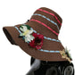 Elegant Floppy Floral Wide Brim Hat