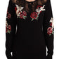 Angelic Rose Embroidered Pullover Sweater