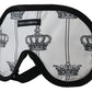 Elegant Silk-Blend Crown Eye Mask