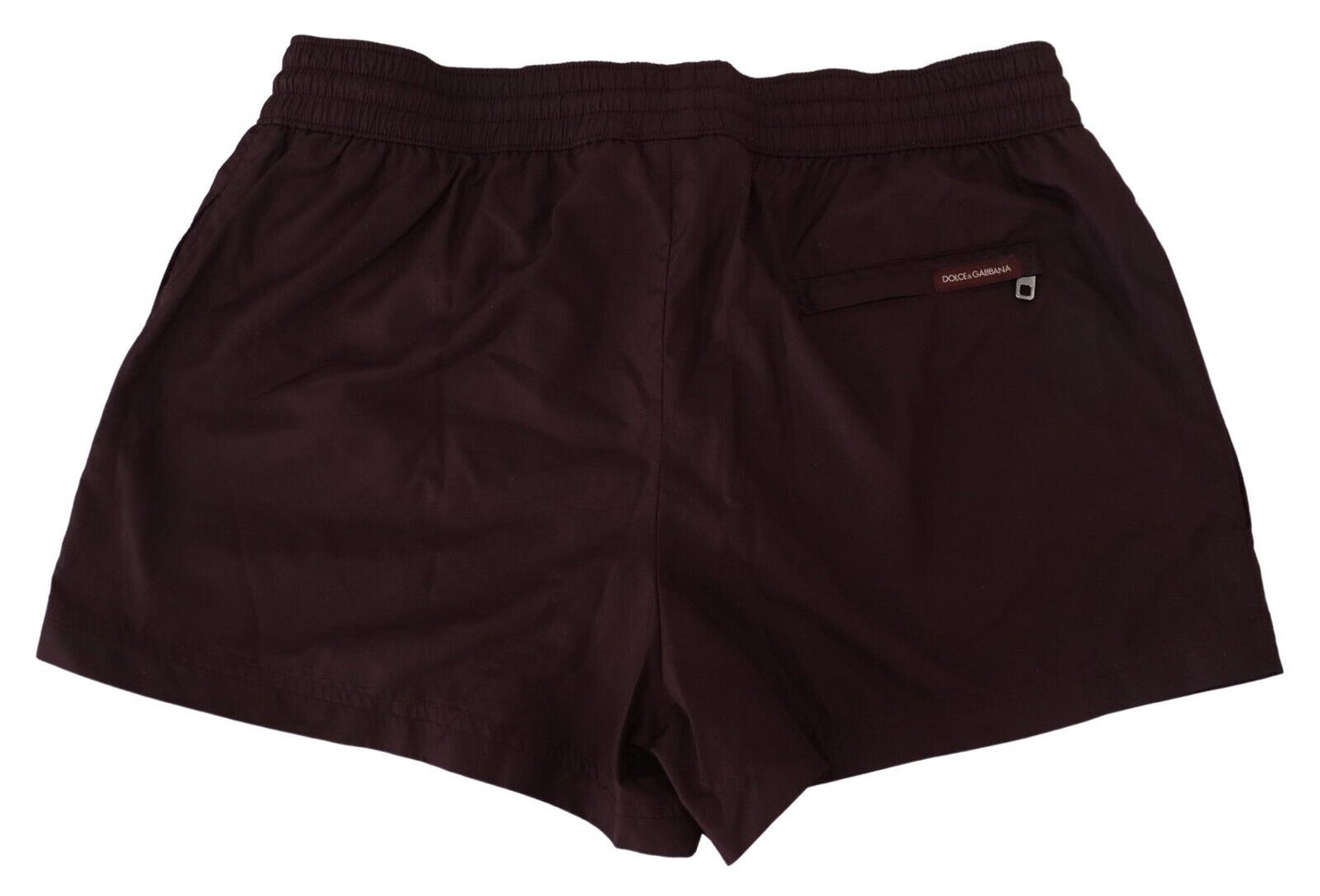 Maroon Elegance Swim Trunks Boxer Shorts