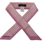 Silk Striped Cannes Jet'aime Scarf