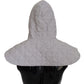Elegant White Nylon Whole Head Wrap Hat