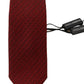 Elegant Red Silk Exclusive Tie