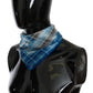 Elegant Floral Stripe Cotton Bandana