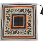 Elegant Multicolor Silk Men's Square Scarf