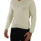 Elegant Silk V-Neck Pullover Sweater