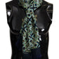 Elegant Multicolor Silk Men's Scarf
