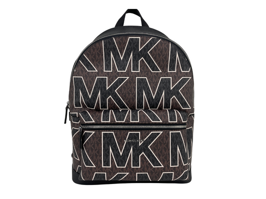 Cooper Large Brown Signature PVC Graphic Logo Backpack Bookbag Bag