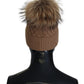 Elegant Camel Beanie Hat in Luxurious Brown Hue