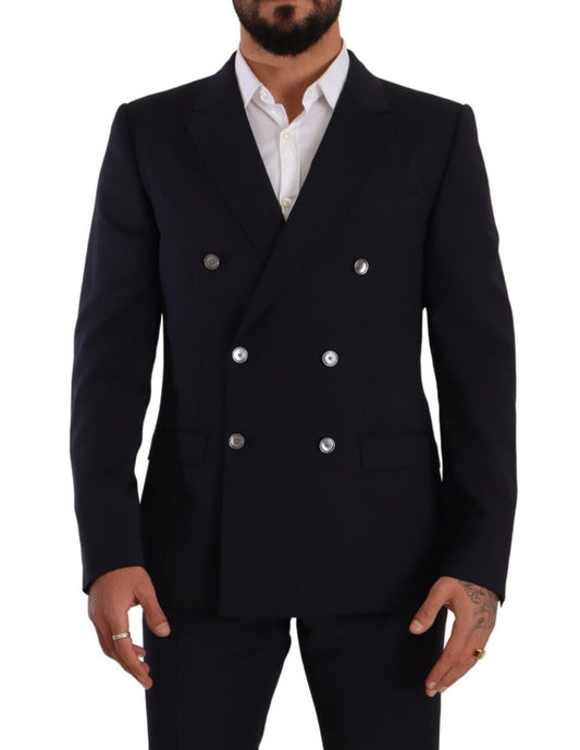 Elegant Navy Martini Slim Fit Suit