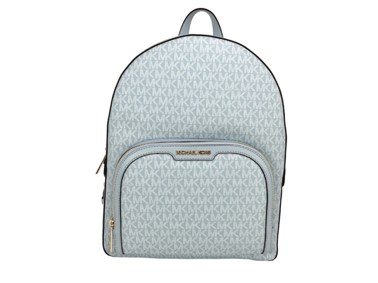 Jaycee Pale Ocean Large Zip Pocket Backpack Bookbag Bag
