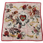 Elegant Multicolor Silk Men's Square Scarf