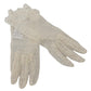 Chic White Wrist Length Gloves