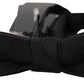 Elegant Silk Black Bow Tie