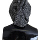 Chic Gray Virgin Wool Beanie Hat