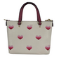 (CA793) Gallery Mini Heart Leather Crossbody Purse Bag