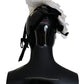 Elegant White Silk Floral Hat