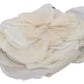 Elegant White Silk Floral Hat