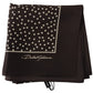 Elegant Silk Polka Dot Men's Square Scarf