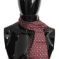 Elegant Maroon Silk Scarf for Men