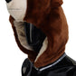 Elegant Whole Head Hat in Refined Brown Hue