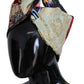 Multicolor Cotton-Blend Turban Hat