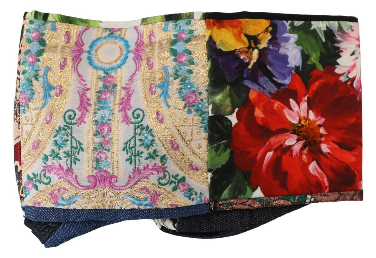 Multicolor Cotton-Blend Turban Hat