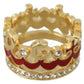 Regal Crown-Inspired Crystal Ring