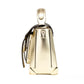 Manhattan Medium Pale Gold Leather Top Handle Satchel Bag Purse