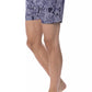 Chic Blue Printed Swimsuit for Men