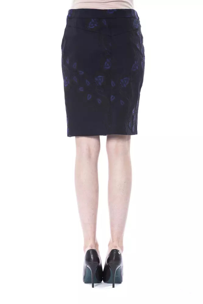 Chic Black Tulip Short Skirt