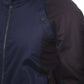 Sleek Blue Bomber Jacket - Men's Couture