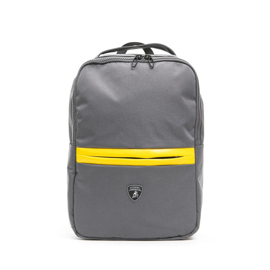 Sleek Gray Travel Backpack with Adjustable Straps