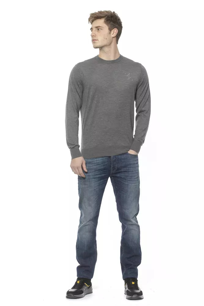 Elegant Men's Cashmere Crewneck Sweater