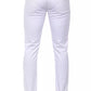 Elegant Super Slim White Trousers for Men