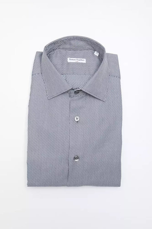 Sleek Medium Slim Collar Cotton Shirt