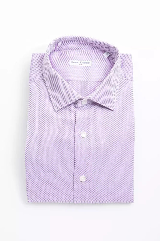 Elegant Slim Collar Cotton Shirt