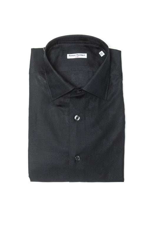 Sleek Medium Slim Collar Men's Shirt