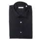 Elegant Slim Black Collar Shirt