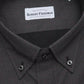 Elegant Cotton Button-Down Shirt in Black