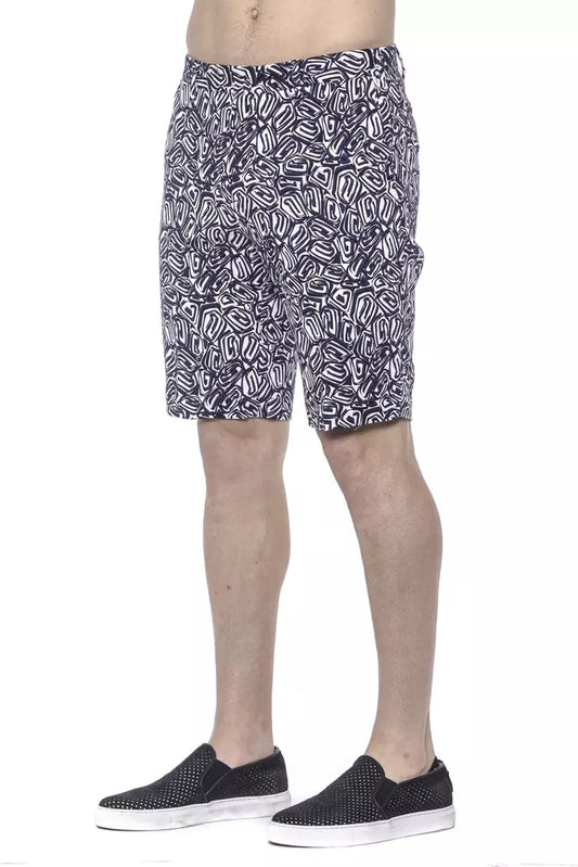 Chic Patterned Bermuda Shorts