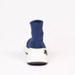 Electric Bolt Sock Sneakers in Blue