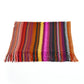 Geometric Pattern Fringed Scarf in Vibrant Hues