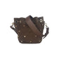 Elegant Dark Brown Bucket Bag