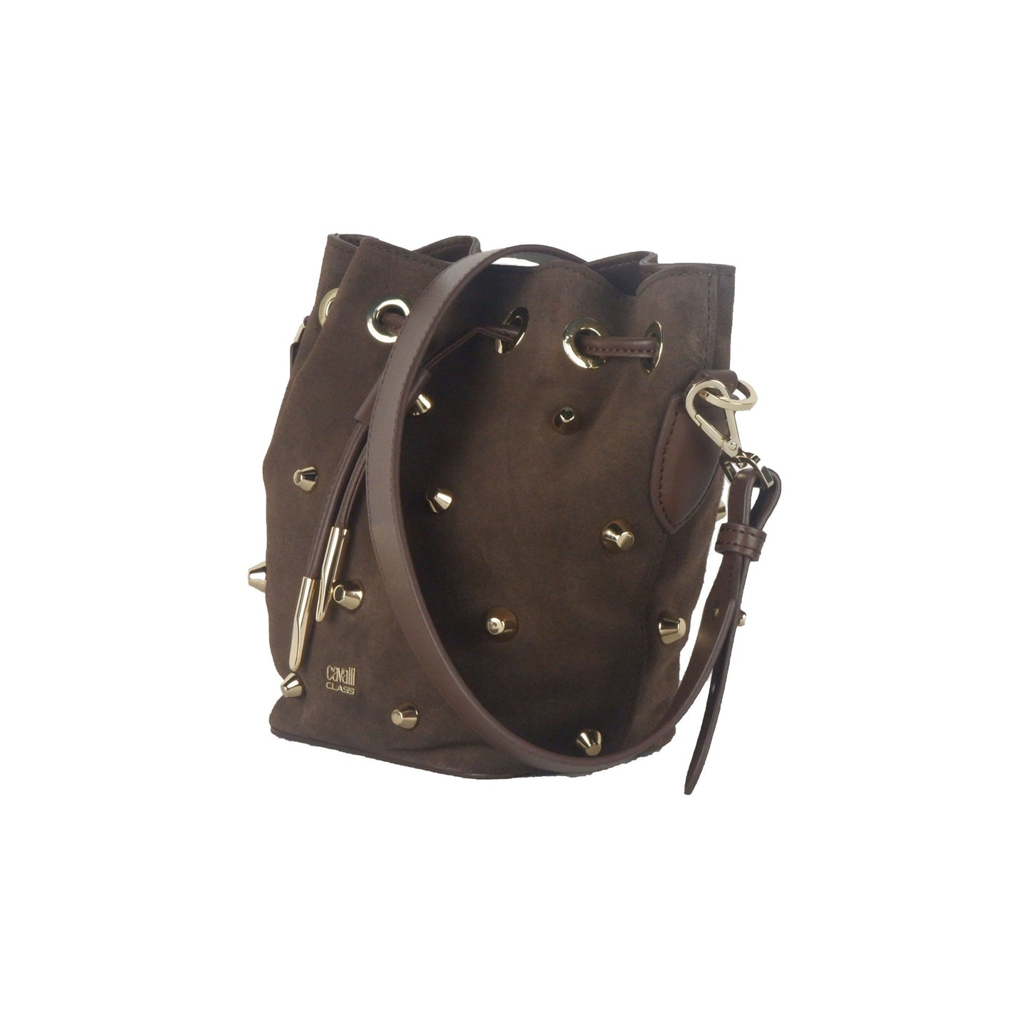Elegant Dark Brown Bucket Bag