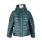 Reversible Hooded Down Jacket in Lush Green