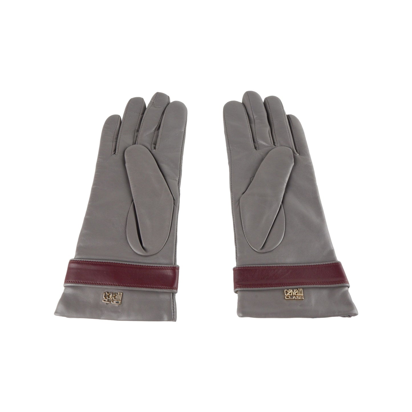 Gray Leather Di Lambskin Glove